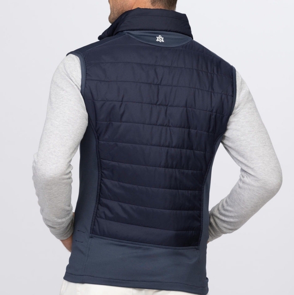 Turtleson"Fusion Quilted Vest Navy Blue Medium - Picture 3 of 10